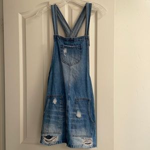 Overall Jean dress